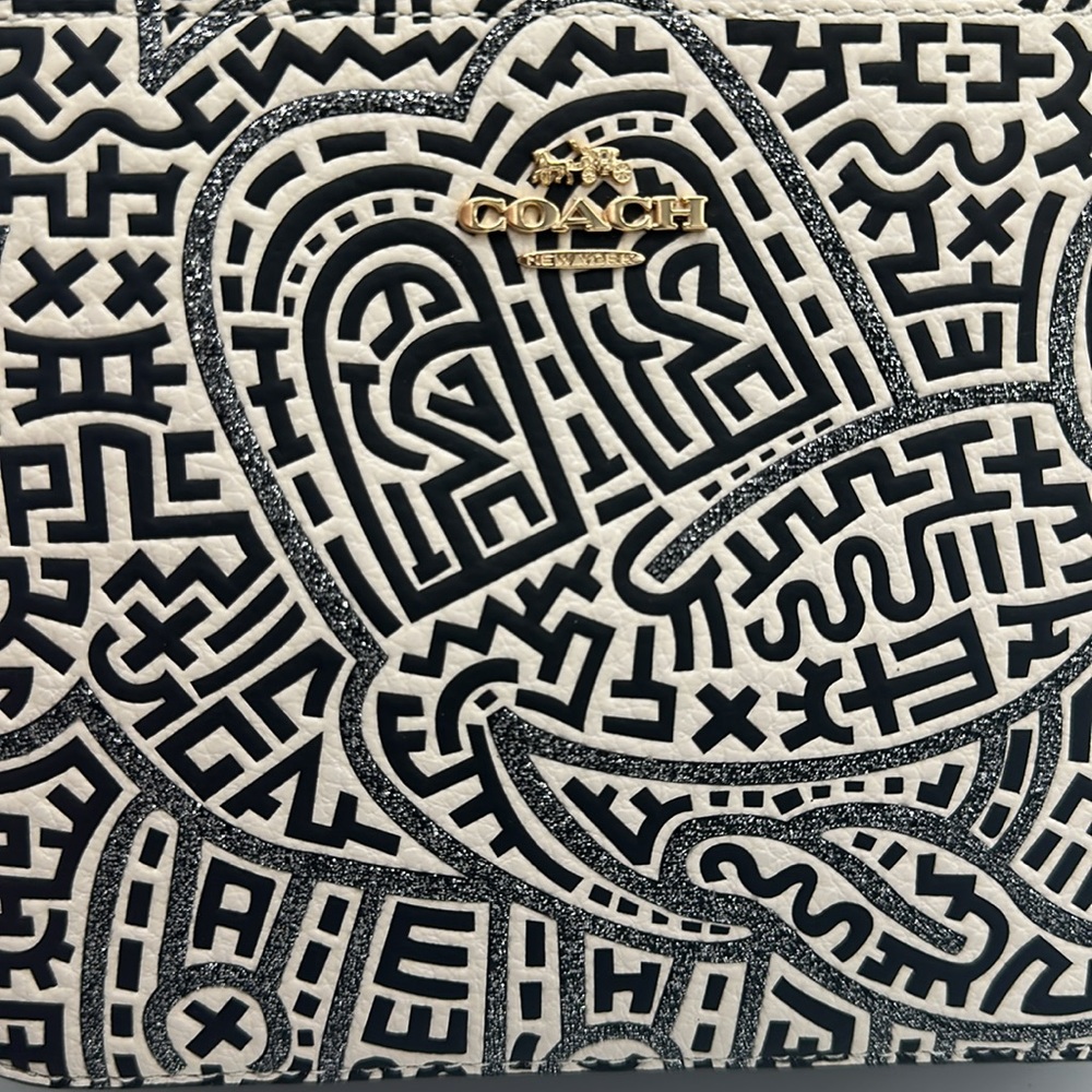 COACH Disney Mickey Mouse x Keith Haring Mini Leather Camera Bag - Picture 11 of 16